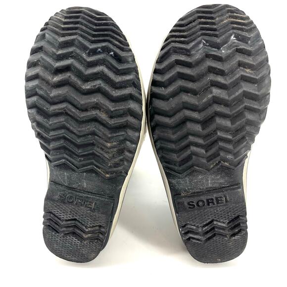 Sorel Kids 4 Gray Canvas Yoot Pac Insulated Waterproof Winter Rain Boot - Picture 9 of 9